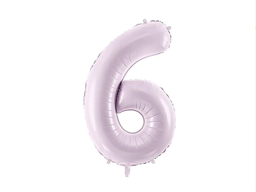 Number 6 Purple Foil Balloon - 72 cm - 1 pc