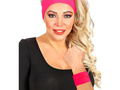 Pair of neon pink wristbands