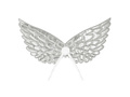 Silver Angel Wings - 23 x 45 cm
