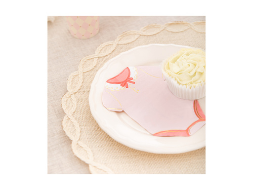 Serwetki Śpioszki - różowe - 26 cm x 33 cm - 10 szt.