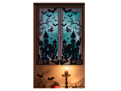 1 WITCH WINDOW DECORATION 102X213 CM