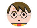 Talerzyki papierowe urodzinowe Harry Potter - 23 cm - 8 szt.