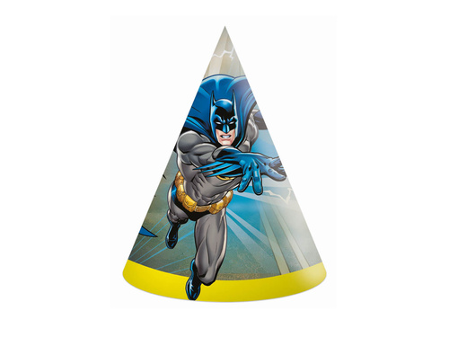 Batman birthday caps - 6 pcs.