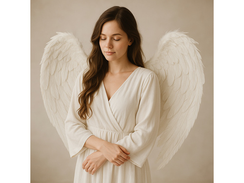 Skrzydła anioła czarne - 96 x 75 cm