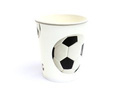 Paper cups Football - 250 ml - 6 pcs.