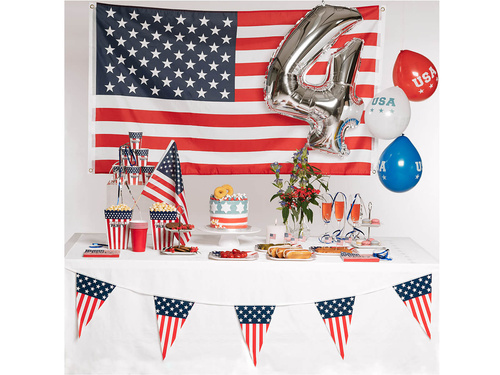 Balony lateksowe USA - 25 cm - 6 szt.