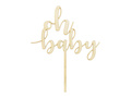 Oh baby cake topper - 1 pc.