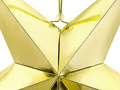 Hanging decoration paper star gold- 70 cm