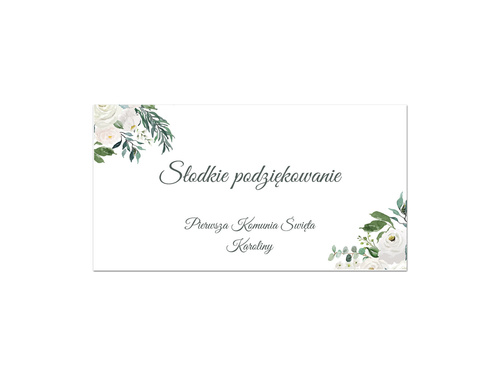 Wedding cake labels, 30 pcs