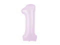 Number 1 Lilac Foil Balloon - 100 cm - 1 pc