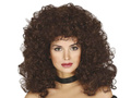 Wig Curly brown