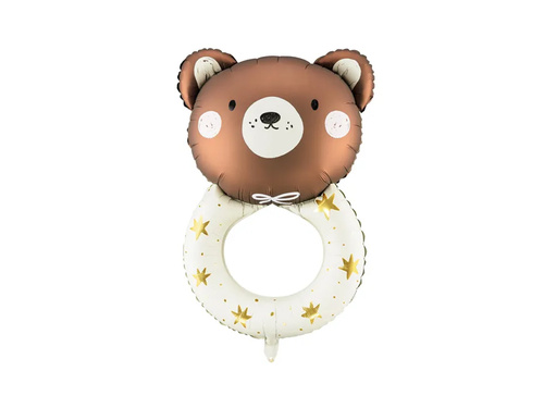 Foil balloon Teddy rattle