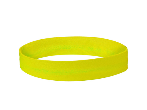Neon yellow headband