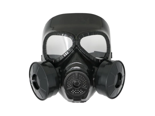 Black PVC gas mask