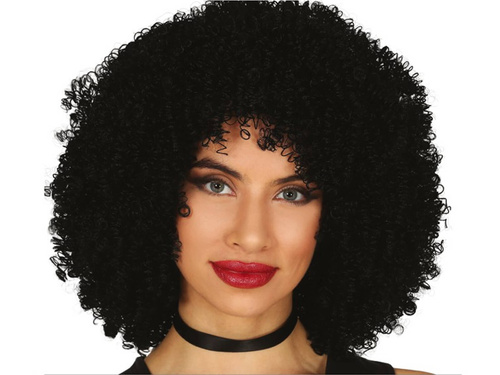Wig Curly black