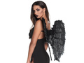 Angel wings black 65 x 65