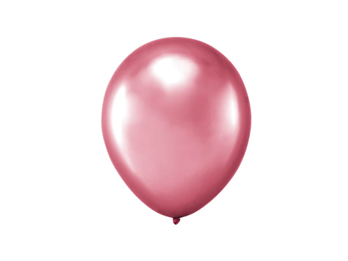 Pink chrome latex balloons - 13 cm - 20 pcs.