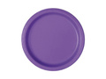 Purple paper plates - 18 cm - 20 pcs.