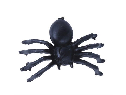 Black spiders - 70 pcs