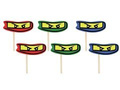 Ninja photo props - 6 pcs.