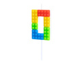 Candle number blocks - 0 - 1 piece.