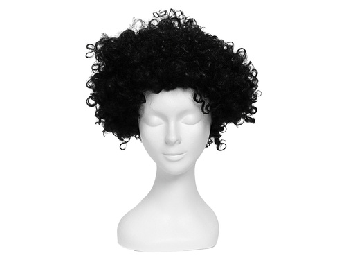 Peruka afro czarna - 1 szt.