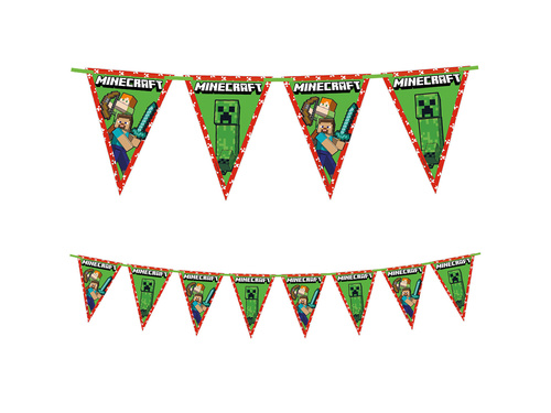 Minecraft flag banner - 1 pc.