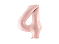 Number 4 Pink Foil Balloon - 72 cm - 1 pc
