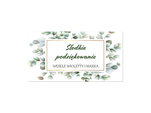 Wedding cake labels, 30 pcs