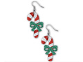 Candy cane earrings