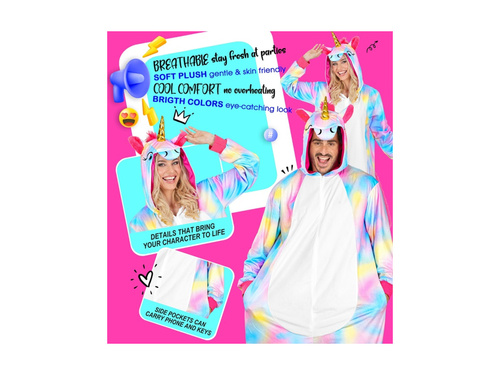 Pluszowy strój jednorożca