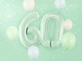 Number 6 Green Foil Balloon - 72 cm - 1 pc