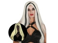 Fluorescent glow in the dark wig - 1 pc