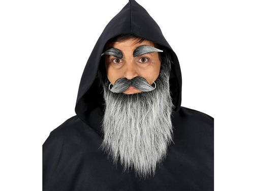 Moustache, beard and eyebrows