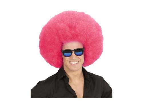 Różowa wysoka peruka afro wysokiej jakości