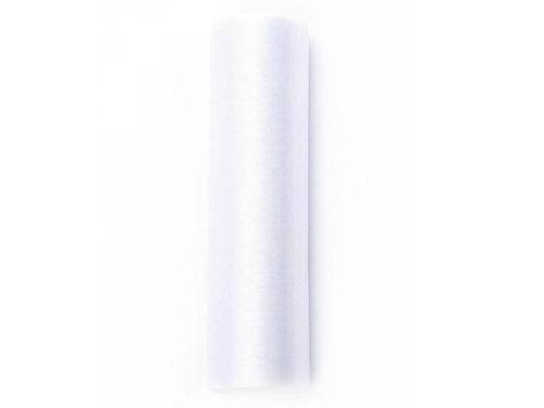 Organza plain white - 16 cm x 9 meters