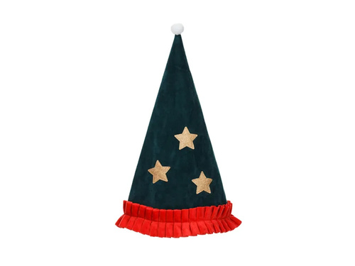 Greeen/red christmas hat