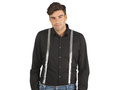 Silver sequins Suspenders