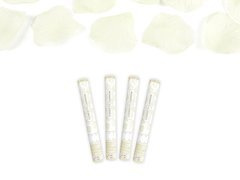 Rose petals cannon, 40 cm, creamy, 4 pc