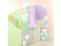 Number 1 Lilac Foil Balloon - 100 cm - 1 pc