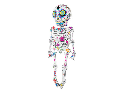 Skeleton Foil Balloon - 136 cm - 1 pc