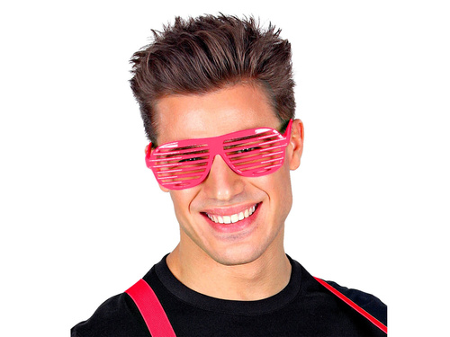 Shutter neon pink glasses - 1 pc