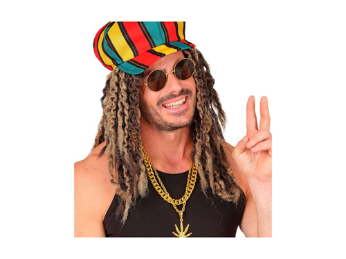 Peruka Rastafarian blond/brąz