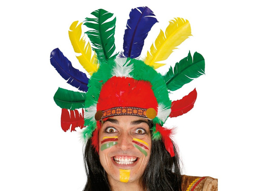 Pióropusz indiański - 1 szt.