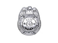 Metal police badge - 1 pc