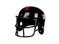 Black football player helmet
