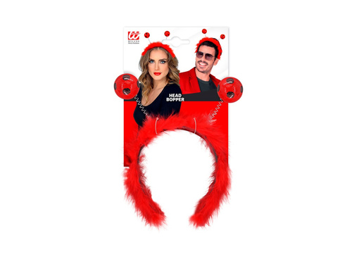 Opaska na głowę biedronka