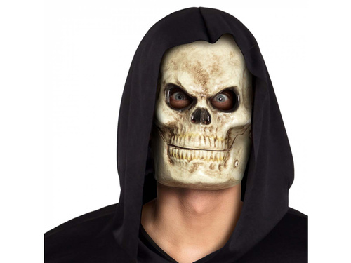 Skeleton mask with moving jaw - 1 pc