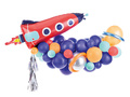 Bouquet of foil balloons Rocket - 76 pcs.