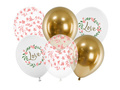 Set of Love latex balloons - 30 cm - 6 pcs.